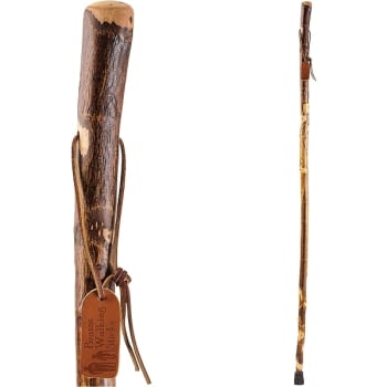 Image for Brazos 48" Free Form Hawthorn Wood Walking Stick Hiking/Trekking Pole, USA Made from HD Supply
