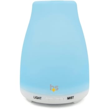 Healthsmart Essential Oil Diffuser & Cool Mist Humidifier For Small Rooms, White