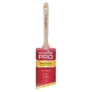 Wooster Pro 3 In. Nylon/polyester Angle Sash Brush