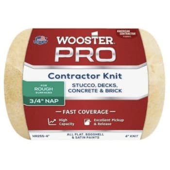 Image for Wooster Pro 4 In. X 3/4 In. American Contractor High-Density Knit Fabric Roller from HD Supply