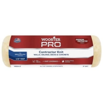 Image for Wooster Pro 9 In. X 1/2 In. American Contractor High-Density Knit Fabric Roller from HD Supply