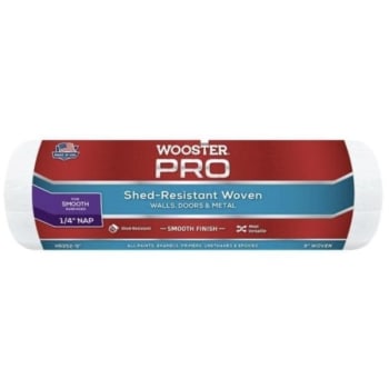 Image for Wooster Pro 9 In. x 1/4 In. High-Density Woven Fabric Roller Cover from HD Supply
