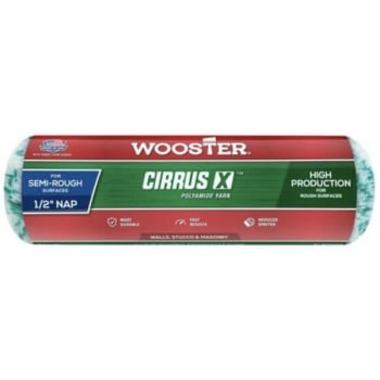 Image for Wooster Pro 9 In. x 1/2 In. Cirrus X Polyamide High-Density Woven Roller from HD Supply