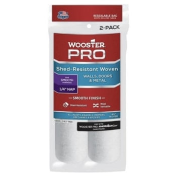 Image for Wooster Pro 4-1/2" x 1/4" High-Density Woven Mini Roller Covers, Package Of 2 from HD Supply