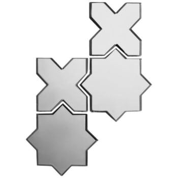 Image for Abolos Reflections Mirror Glossy Celestial Waterjet Tile, 6 In X 6, Case Of 10 from HD Supply