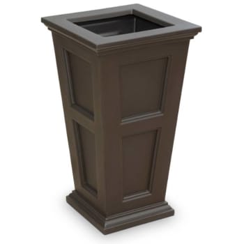 Image for Mayne Fairfield 28 Inch Tall Espresso Self Watering Planter from HD Supply