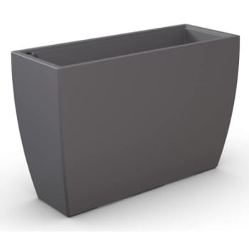 Image for Mayne Kobi 24 Inch Tall Gray Self Watering Trough Planter from HD Supply