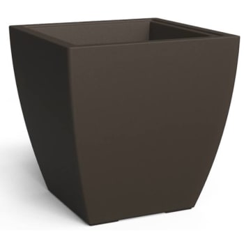 Image for Mayne Kobi 24 Inch Tall Espresso Self Watering Square Planter from HD Supply