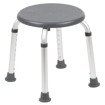 Image for Flash Furniture Hercules Adjustable Shower Stool (Gray) from HD Supply