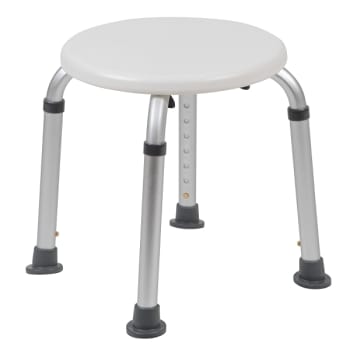 Image for Flash Furniture Hercules Adjustable Shower Stool (White) from HD Supply
