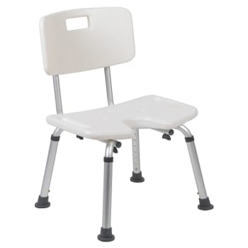 Image for Flash Furniture Hercules Adjustable Shower Chair (White) from HD Supply