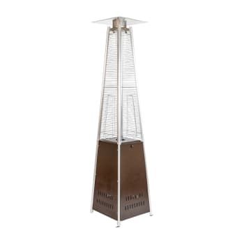 Image for Flash Furniture Pyramid Outdoor Patio Heater, Bronze, 7.5 Feet Tall from HD Supply