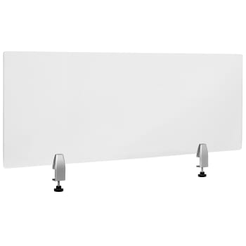Image for Flash Furniture Clear Acrylic Desk Partition, 18"h X 47"l from HD Supply
