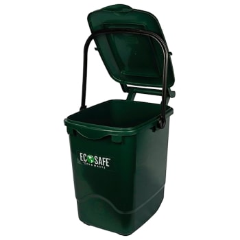 Image for Ecosafe 6 Gal. Trash Can (Green) (6-Case) from HD Supply
