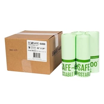 Image for Ecosafe Compostable Can Liner 1.00 Mil 30x39" Heavy Duty,  Case Of 96 from HD Supply