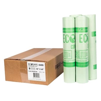 Image for Ecosafe Compostable Can Liner 0.85 Mil 54x60",  Case Of 60 from HD Supply