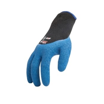 Image for 212 Performance Crinkle Grip Latex Gloves, Medium, Blue/black, Package Of 12 from HD Supply