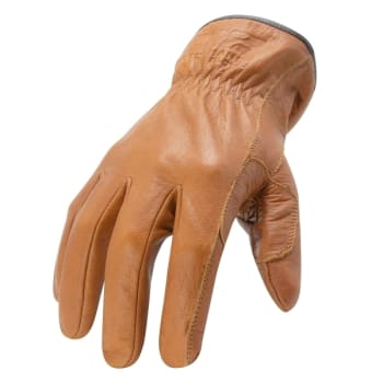 212 Performance Arc Flash Cut Resistant 2 Leather Driver Gloves, Medium, Brown
