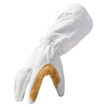 212 Performance Arc Premium Stick Welding Gloves, Small, White