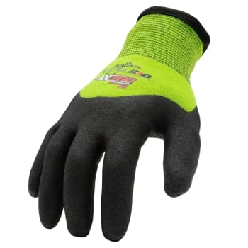 212 Performance Seamless Cut Resistant Cold Weather Hi-Viz Gloves, Small, Green