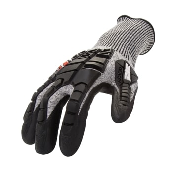 212 Performance Impact Cut Resistant 5 Gloves, Large, Black/gray
