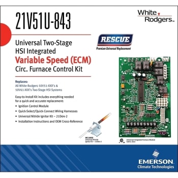 Image for White-Rodgers Universal Integrated Hot Surface Ignition Led Furnace Control Kit from HD Supply