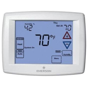 Image for White-Rodgers Universal Heat Pump Thermostat With Humidity Control from HD Supply