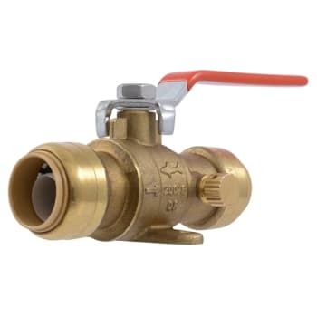 Image for Sharkbite 3/4 in. Brass Push to Connect Drop Ear Ball Valve, Package Of 6 from HD Supply