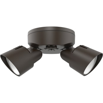 Image for Lithonia Lighting LED Residential Floodlights, Round Head, 4000K, Dark Bronze from HD Supply