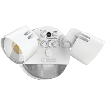 Image for Lithonia Lighting LED Round Residential Floodlights,120V, Motion Sensor, White from HD Supply