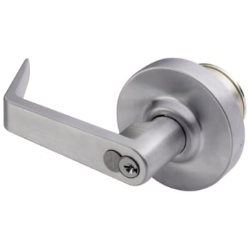 Image for Arrow Lock Night Latch Lever Trim (Satin Chrome) from HD Supply