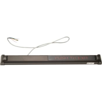 Image for Schlage Electronics 36 In Anodized Aluminum Touch Bar Exit Device (Dark Bronze) from HD Supply