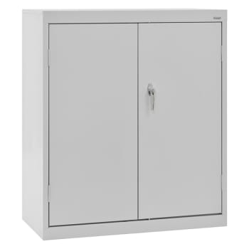 Image for Sandusky Counter Height Cabinet In Gray, 36 In. W X 42 In. H X 24 In. D from HD Supply