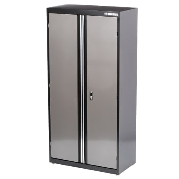 Image for Husky Welded Cabinet In Black And Gray, 36 In. W X 72 In. H X 18 In. D from HD Supply