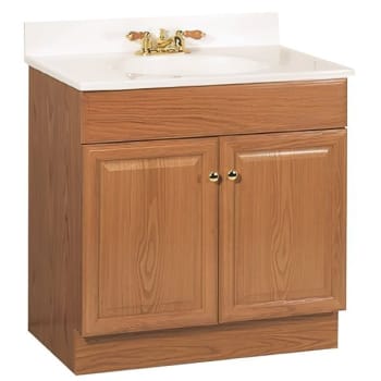 Rsi Home Products 30 In X 31 In X 18 In Richmond Bathroom Vanity Cabinet, Oak