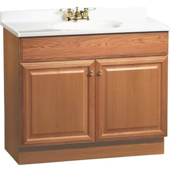 Rsi Home Products 36 In X 31 In X 18 In Richmond Bathroom Vanity Cabinet, Oak