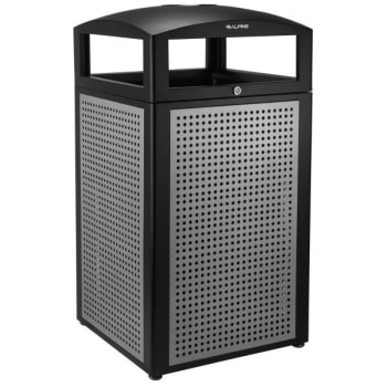 Image for Alpine Industries 40-Gallon All-Weather Trash Can With Steel Panels And Ash Tray from HD Supply