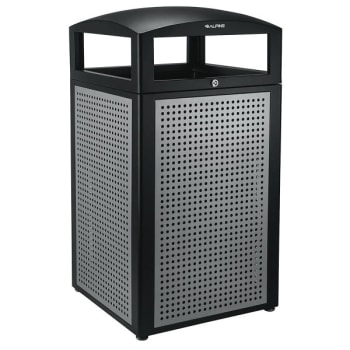 Image for Alpine Industries 40 Gal. All-Weather Trash Can W/ Steel Panels from HD Supply