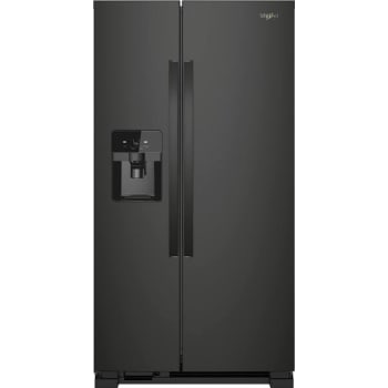 Image for Whirlpool 21 Cf Side By Side Refrigerator Black from HD Supply
