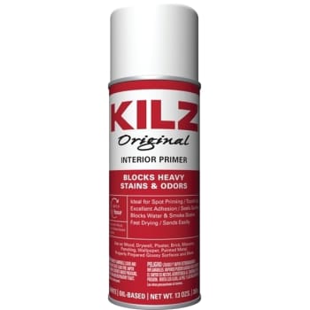 Kilz Original 13 Oz. White Oil-Based Interior Primer Spray, Sealer/stain Blocker