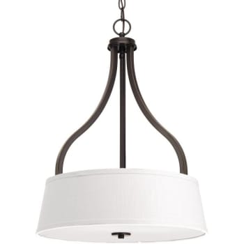 Image for Progress Lighting LED Arden Antique Bronze Three-Light Inverted Pendant from HD Supply