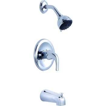 Seasons® Raleigh One Handle 3 Spray Tub And Shower Faucet, Valve Included, Chrom