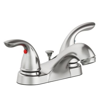 Image for Seasons® Premier™ Two-Handle Centerset Bathroom Faucet with Pop-Up in Brushed Nickel from HD Supply