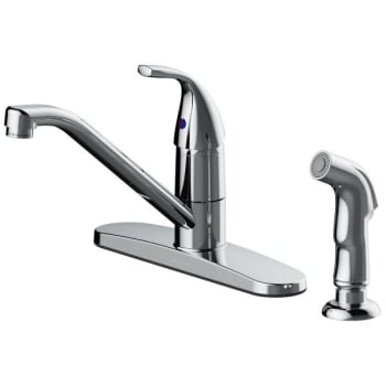 Image for Seasons® Anchor Point™ Single-Handle Kitchen Faucet With Side Sprayer In Chrome from HD Supply