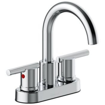 Image for Seasons® Westwind™ Two-Handle Centerset High-Arc Bathroom Faucet With Quick Install Pop-Up In Chrome from HD Supply
