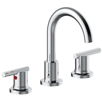 Image for Seasons® Westwind™ Two-Handle Widespread High-Arc Bathroom Faucet with Quick Install Pop-Up in Chrome from HD Supply