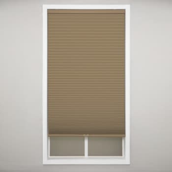 St. Charles Blackout Honeycomb Cellular Shade, Latte, 70 X 48
