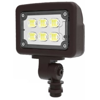 Image for Halco 12-Watt 120-277v Knuckle Bronze Outdoor Integ Led Flood Selectable Cct from HD Supply