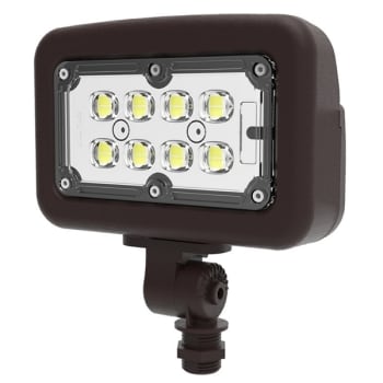 Image for Halco 12-Watt 120-277V Knuckle Bronze Outdoor Integ LED Flood Selectable Cct from HD Supply