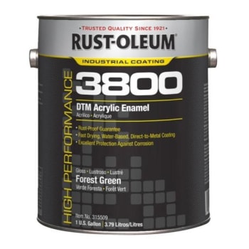 Image for Rust-Oleum 1 Gallon Acrylic Enamel Coating Gloss Forest Green Package Of 2 from HD Supply